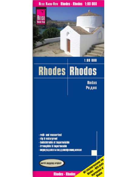 RKH Rhodos - Ródosz térkép
