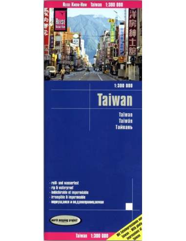 RKH Taiwan - Tajvan térkép