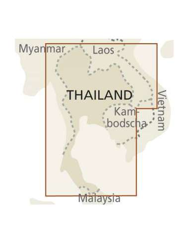 RKH Thailand - Thaiföld térkép 2024