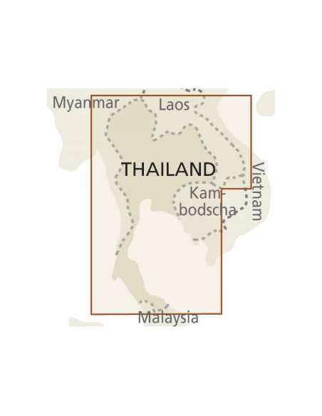 RKH Thailand - Thaiföld térkép 2024