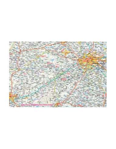 RKH Czechia - Tschechien - Csehország térkép