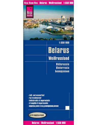 Belarus - Weissrussland - Fehéroroszország térkép