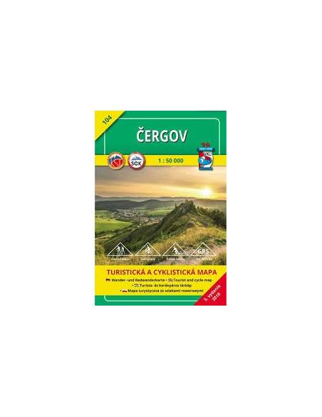 TM 104 Csergő turistatérkép - Čergov