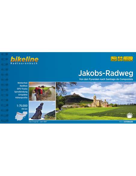Jakobs-Radweg - Szent Jakab út kerékpáros atlasz (Pamplona-Santiago de Compostela)