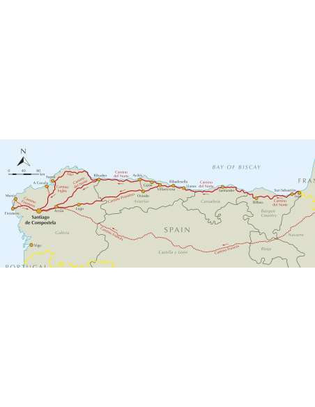 The Camino del Norte and Camino Primitivo túrakönyv