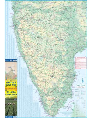 Sri Lanka & South India - Dél-India térkép