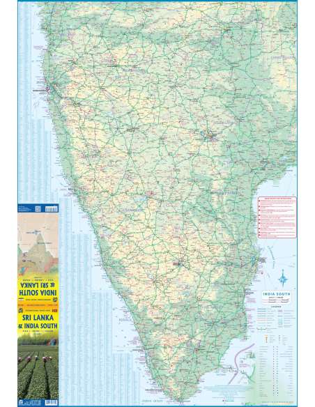 Sri Lanka & South India - Dél-India térkép