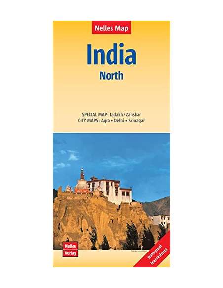 India North - Észak-India térkép