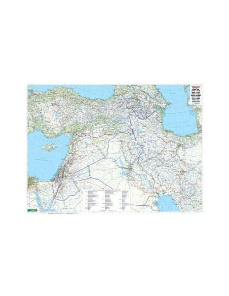 Naher Osten - Middle Est - Közel-Kelet térkép