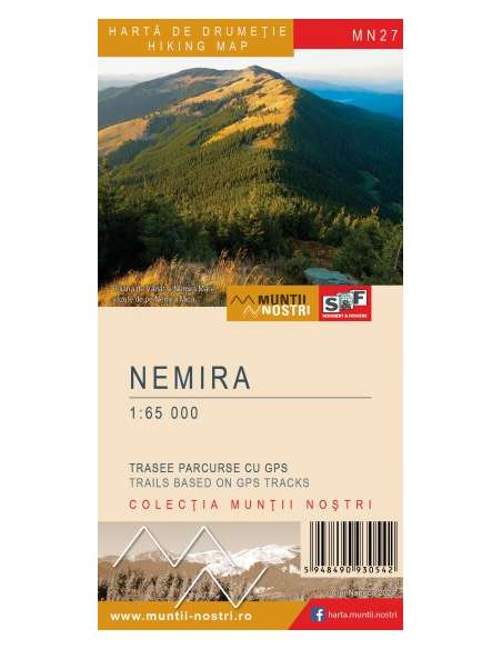 MN27 Nemira - Nemere-hegység turistatérkép