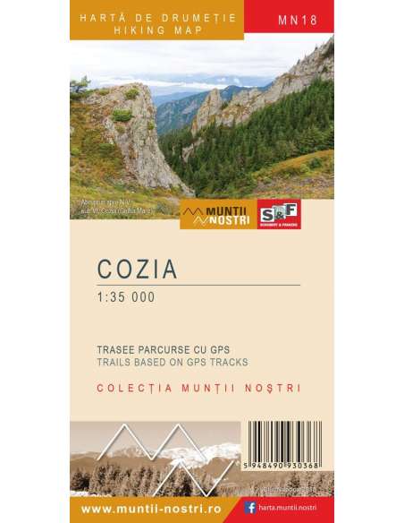 MN18 Cozia turistatérkép