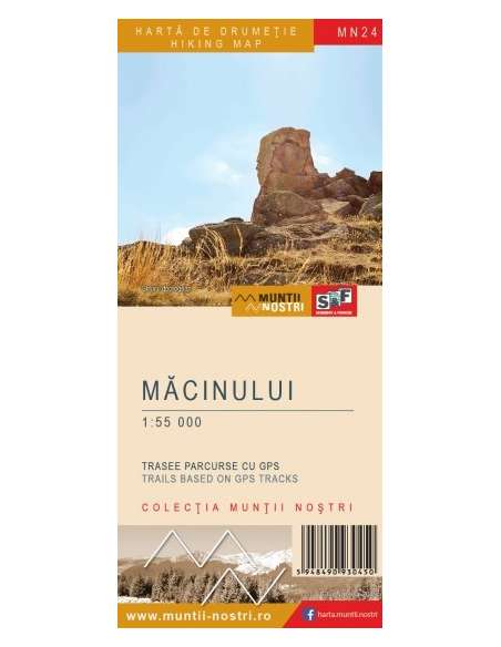 MN24 Macinului - Macsin-hegység turistatérkép