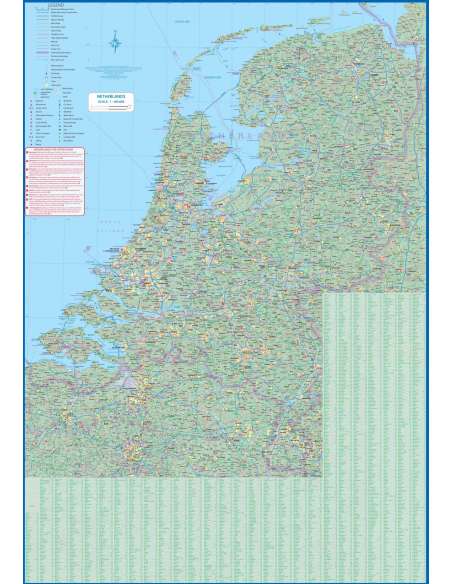 Amsterdam - Netherlands - Amszterdam - Hollandia térkép
