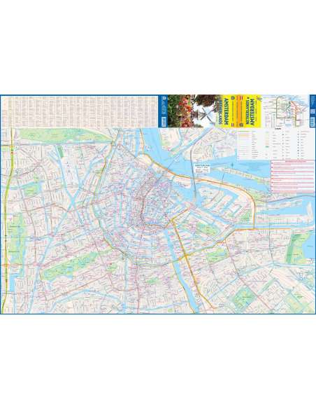 Amsterdam - Netherlands - Amszterdam - Hollandia térkép
