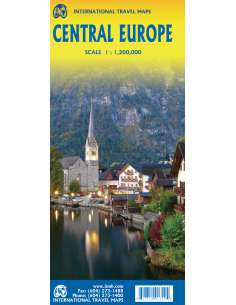Central Europe - Közép-Európa térkép