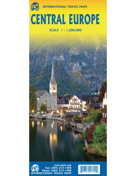Central Europe - Közép-Európa térkép