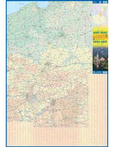 Central Europe - Közép-Európa térkép 2