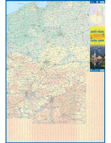 Central Europe - Közép-Európa térkép