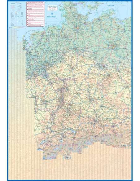 Central Europe - Közép-Európa térkép