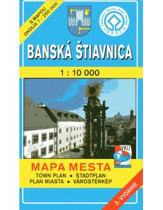 Selmecbánya térkép - Banská Stiavnica