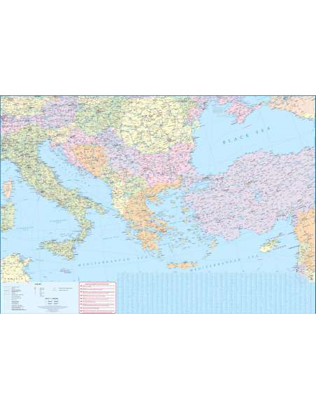 Eastern Europe - Kelet-Európa térkép