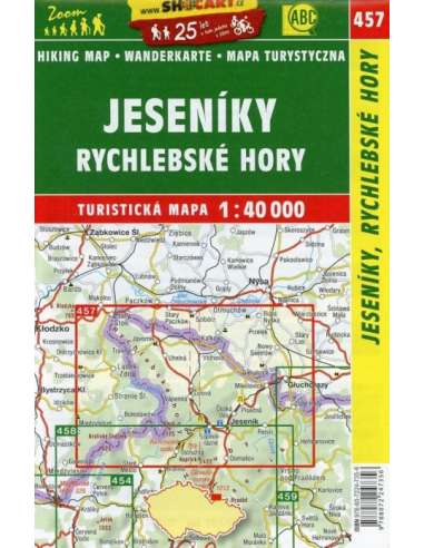 SC 457 Jeseníky - Rychlebské hory turistatérkép