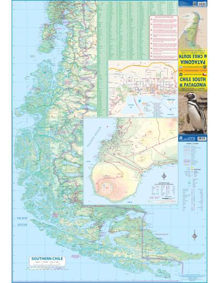 Patagonia & Chile South - Patagónia és Dél-Chile térkép