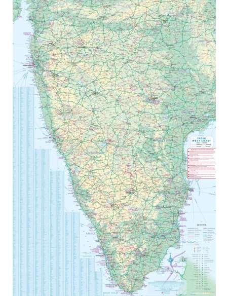 Mumbai & India West Coast térkép