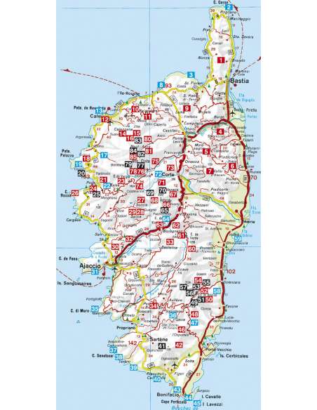 Corsica - Korzika túrakalauz - ROTHER