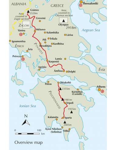 Trekking in Greece - Görögország túrakönyv