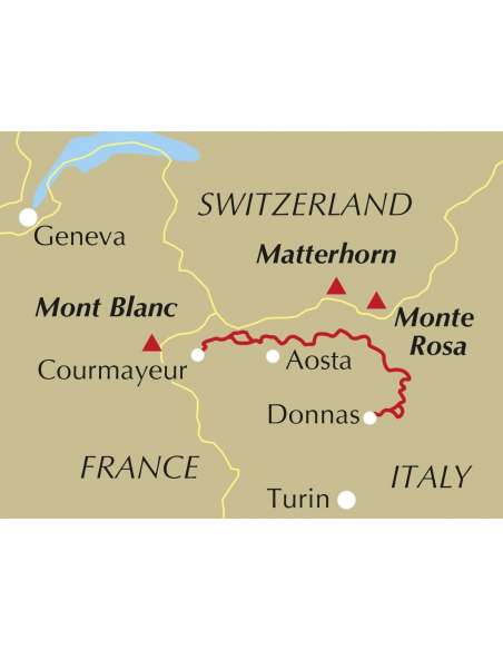 Trekking the Giants' Trail: Alta Via 1 through the Italian Pennine Alps túrakönyv
