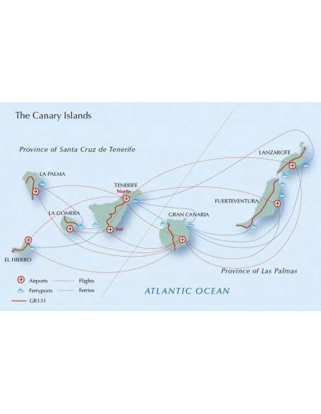 Trekking in the Canary Islands - Kanári-szigetek túrakönyv