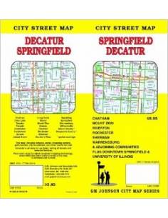 SPRINGFIELD, DECATUR TÉRKÉP