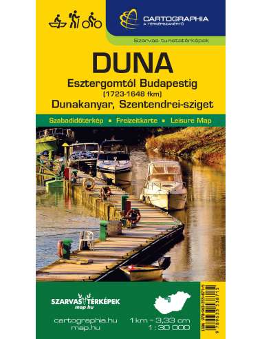 Duna - Esztergomtól Budapestig (1723-1648 fkm)...