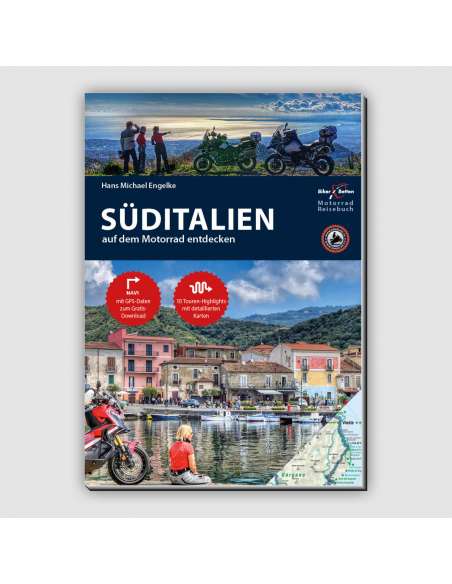 Motorrad Reiseführer Süditalien - Dél-Olaszország motoros túrakönyv