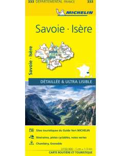 MN 333 Isére - Savoie térkép