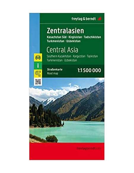 Central Asia - Közép-Ázsia térkép