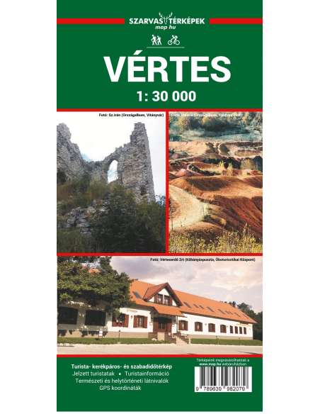 Vértes turistatérkép