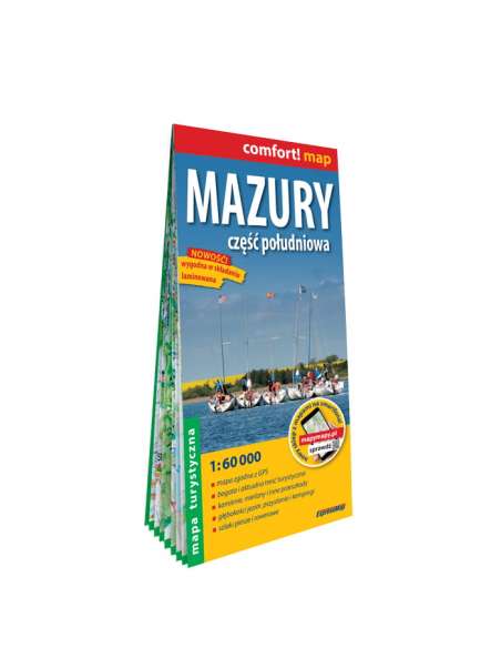 Mazury, Część południowa - Mazuri-tavak déli rész - Comfort! map
