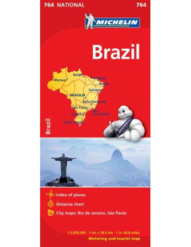 MN 764 Brazília térkép