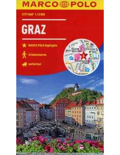 Graz várostérkép laminált - MARCO POLO