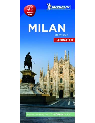 MN 9213 - Milánó laminált térkép - Street Map