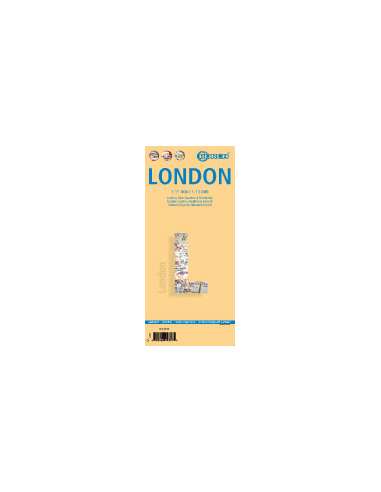 London térkép - (laminált) - BORCH