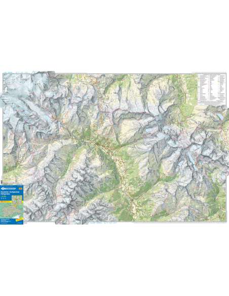TO 080 Sonnblick - Großglockner Heiligenblut turistatérkép