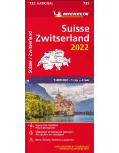 MN 729 Switzerland 2022 - Svájc autótérkép
