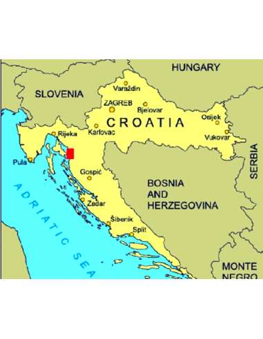 HG-DA 36 Sjeverni Velebit turistatérkép