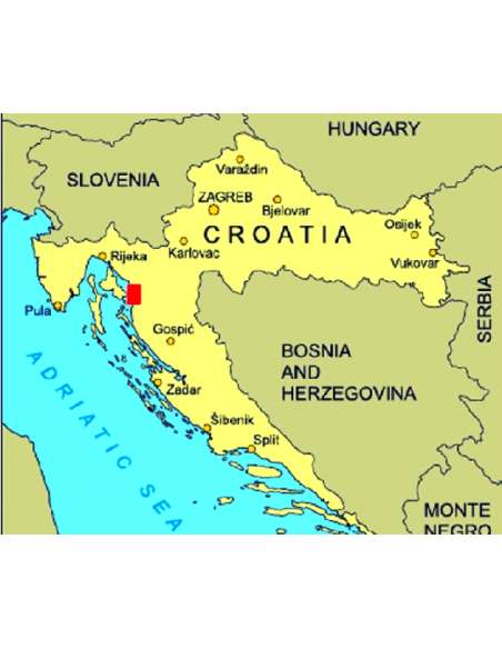 HG-DA 36 Sjeverni Velebit turistatérkép