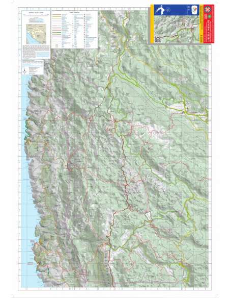 HG-DA 36 Sjeverni Velebit turistatérkép