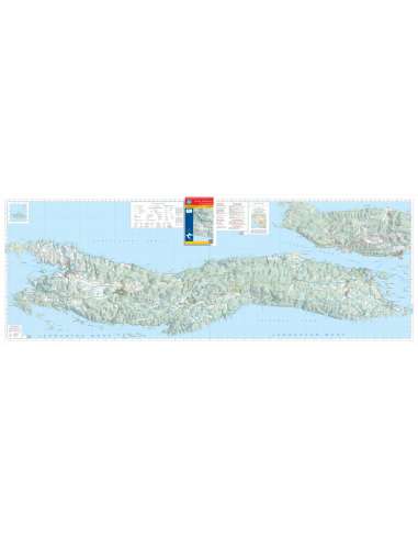 HG-DA 11 Otok Korcula turistatérkép