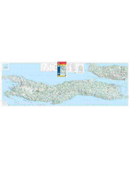HG-DA 11 Otok Korcula turistatérkép